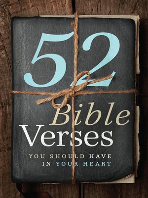 cover image of 52 Bible Verses You Should Have in Your Heart